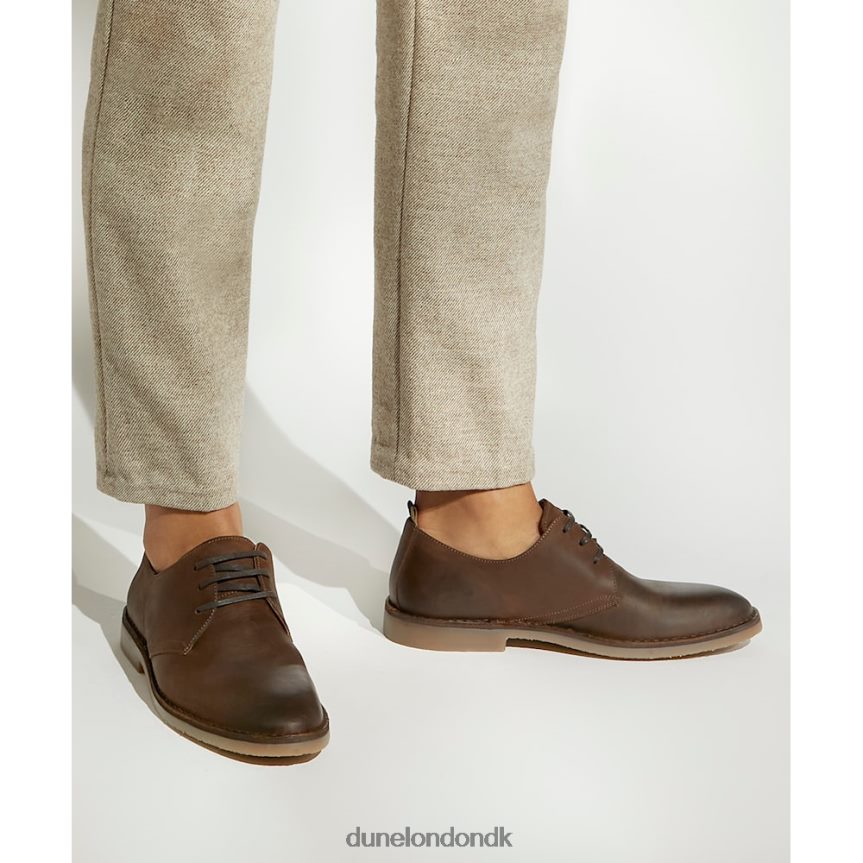 brookedd afslappede snøresko Dune London Mænd Brun NXB060703