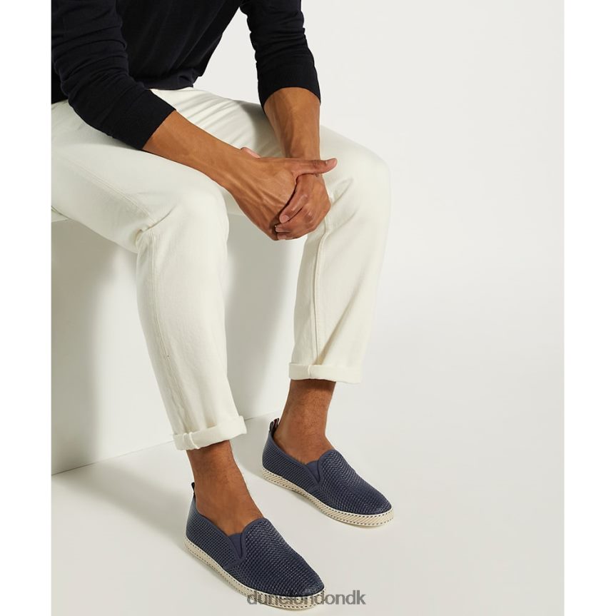 fin mesh espadrille sko Dune London Mænd flåde NXB060795