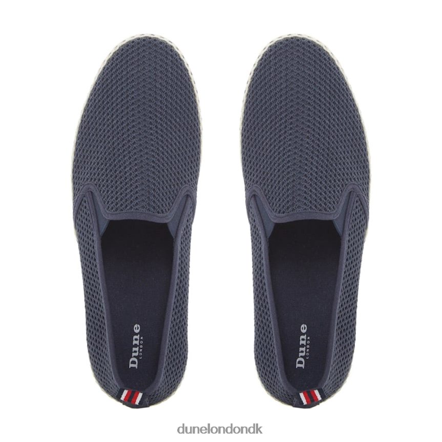 fin mesh espadrille sko Dune London Mænd flåde NXB060795