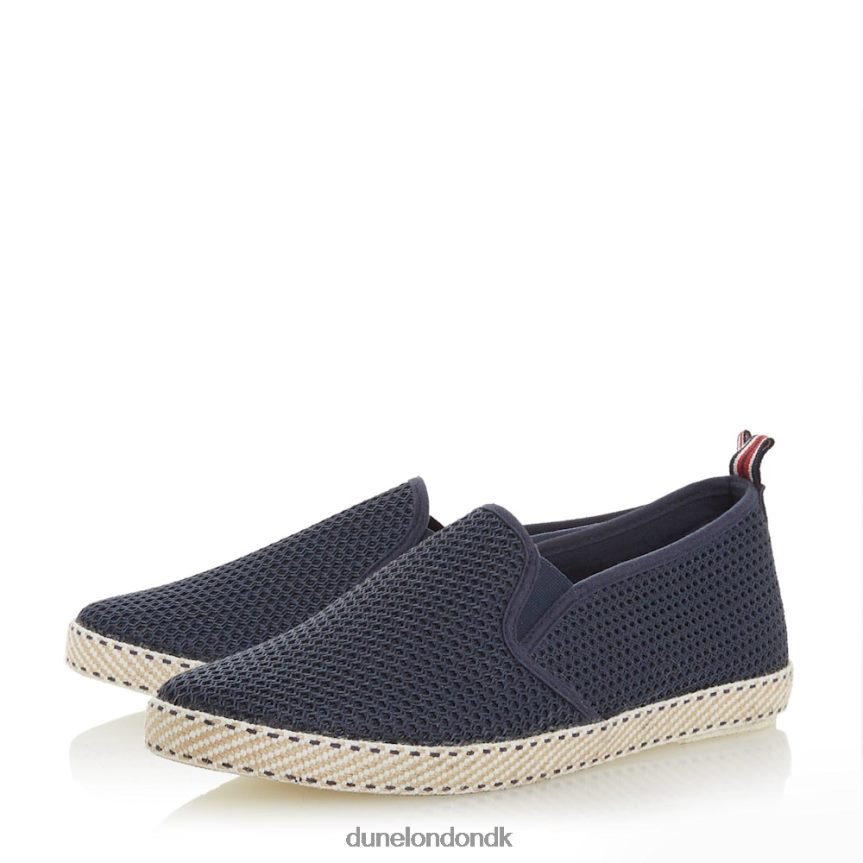 fin mesh espadrille sko Dune London Mænd flåde NXB060795