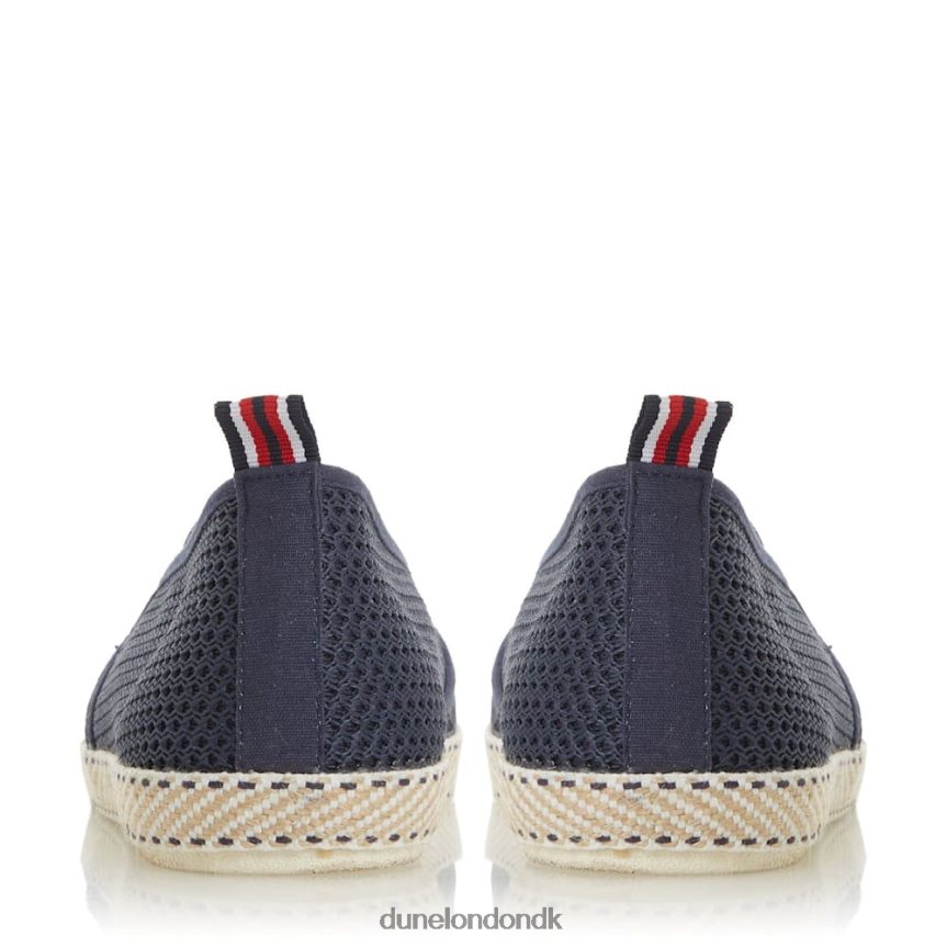 fin mesh espadrille sko Dune London Mænd flåde NXB060795