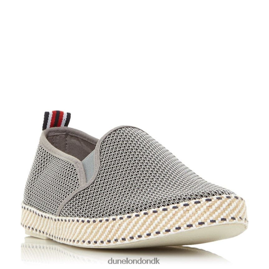 fin mesh espadrille sko Dune London Mænd grå NXB060749