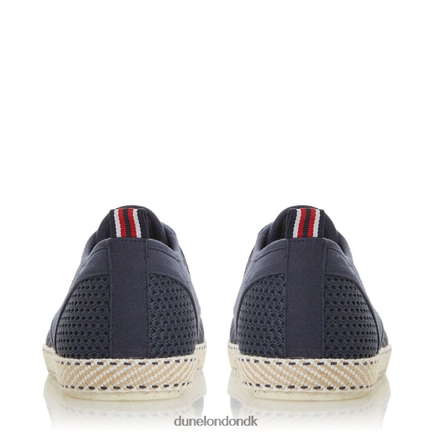 kolbe espadrillesko med snøre i mesh Dune London Mænd flåde NXB060877