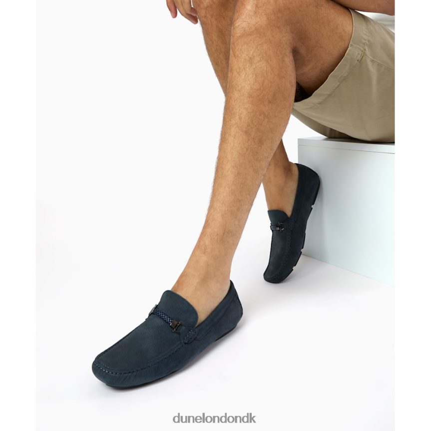 beacons moccasin loafer med firkantet tå Dune London Mænd flåde NXB060766