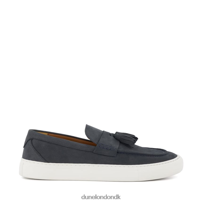 beddow afslappede nubuck loafers med kvaster Dune London Mænd flåde NXB060698