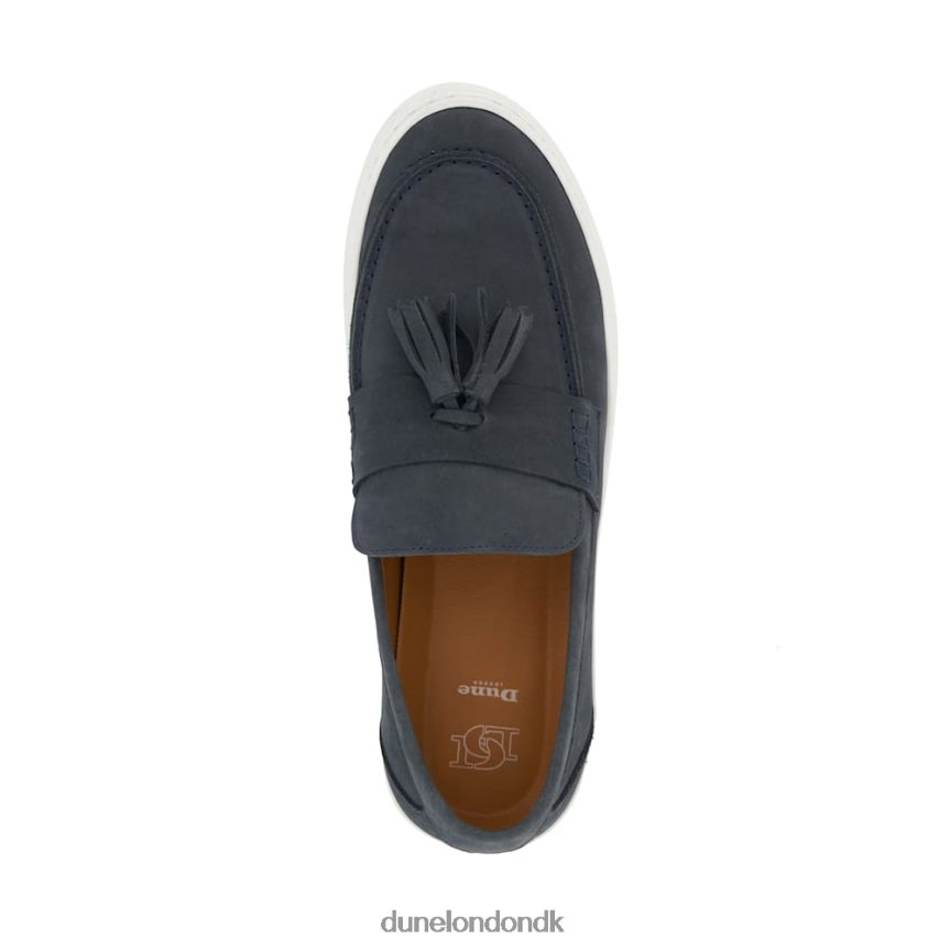beddow afslappede nubuck loafers med kvaster Dune London Mænd flåde NXB060698