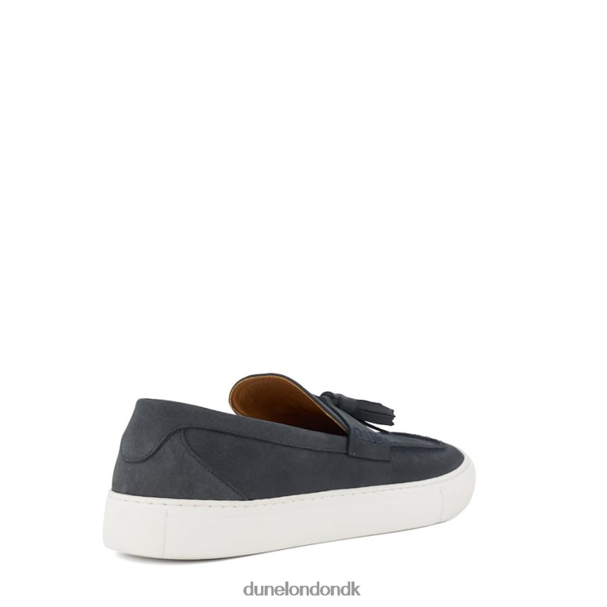 beddow afslappede nubuck loafers med kvaster Dune London Mænd flåde NXB060698