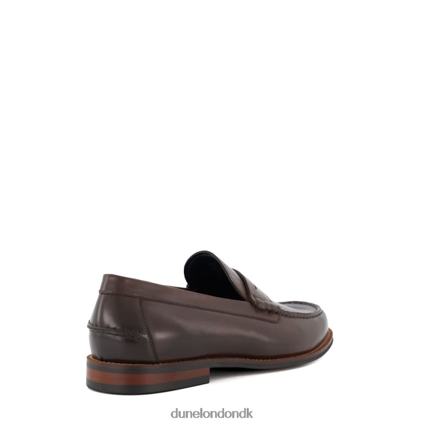 samson læder loafers med penny trim Dune London Mænd Brun NXB060689