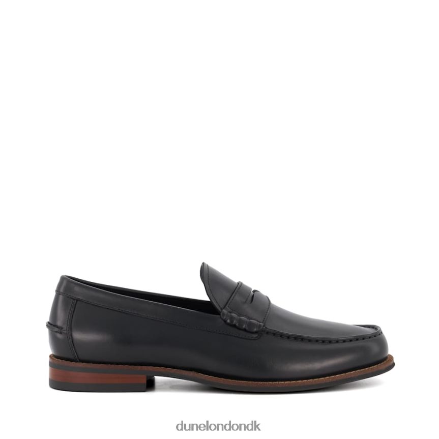 samson læder loafers med penny trim Dune London Mænd sort NXB060688