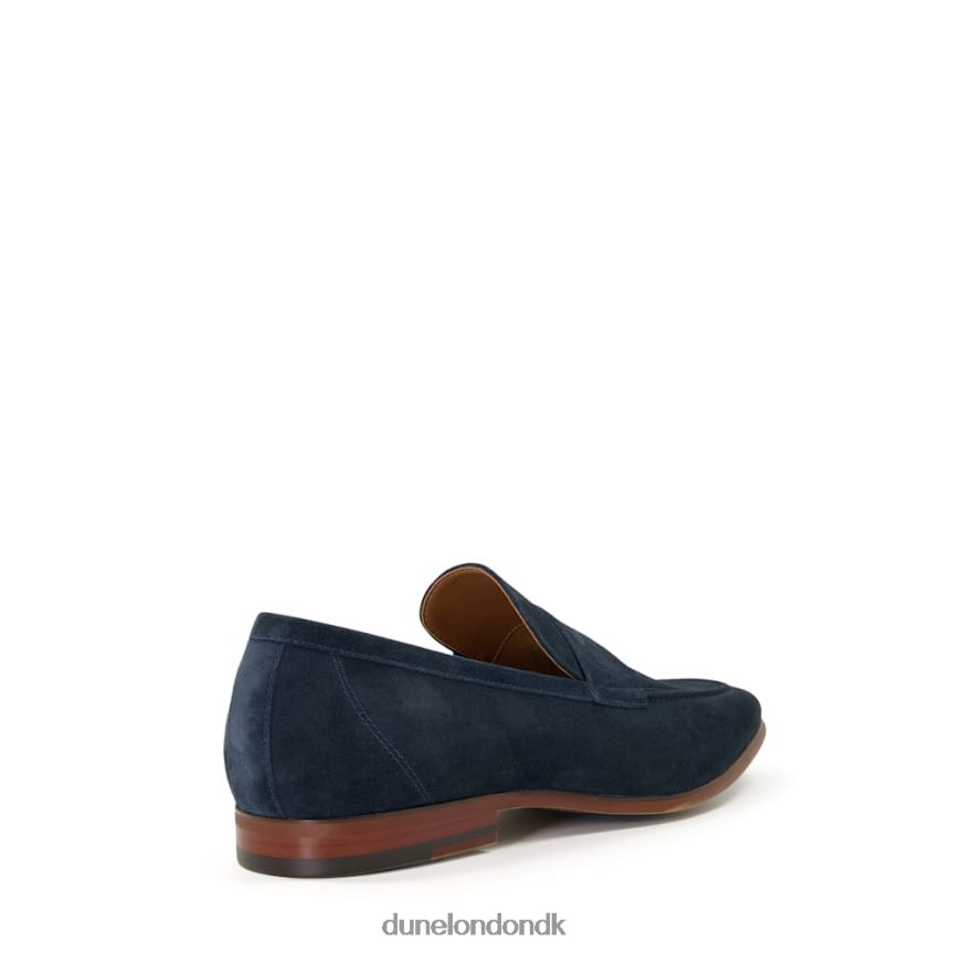silas sadelloafers i ruskind Dune London Mænd flåde NXB060882