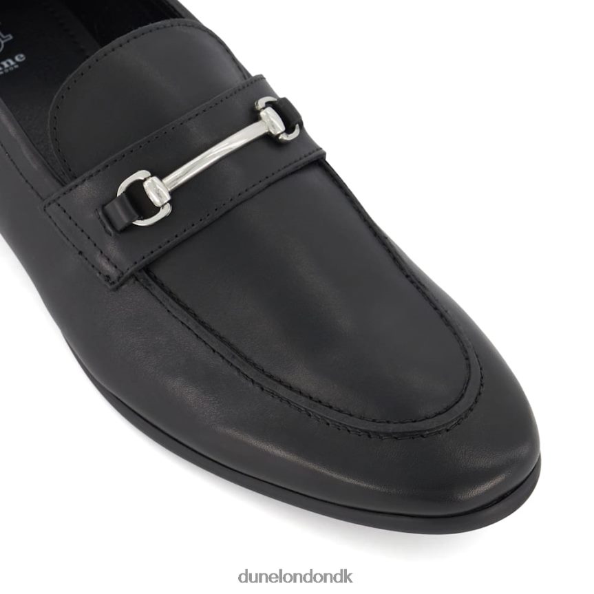 skygger loafers med snaffle-trim i læder Dune London Mænd sort NXB060757