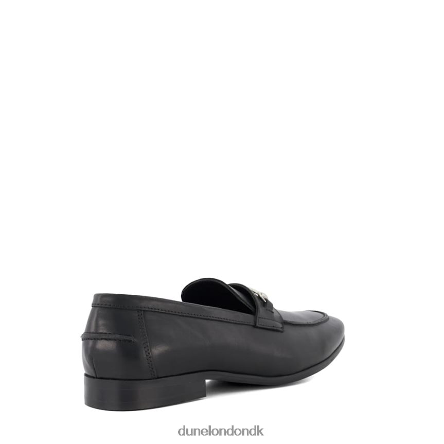 skygger loafers med snaffle-trim i læder Dune London Mænd sort NXB060757