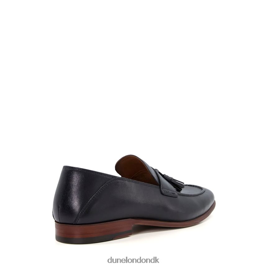 support læderkvast trimmede loafers Dune London Mænd sort NXB060733