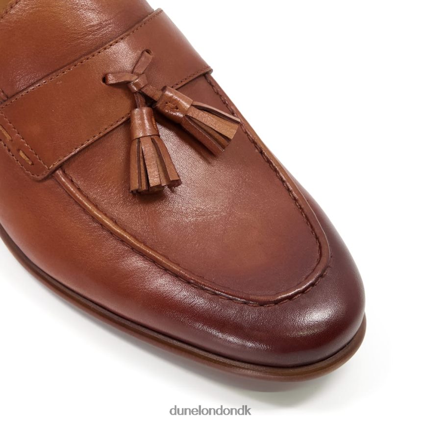 support læderkvast trimmede loafers Dune London Mænd tan NXB060735