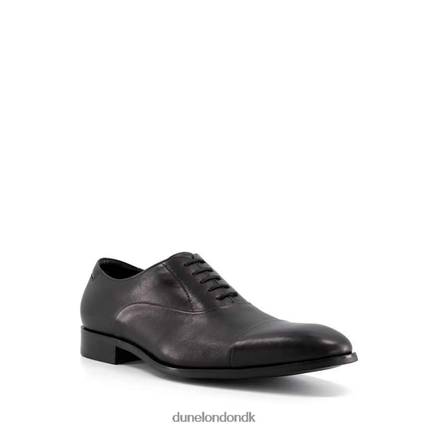 hemmelighed Oxford sko i læder med bred pasform Dune London Mænd sort NXB060815