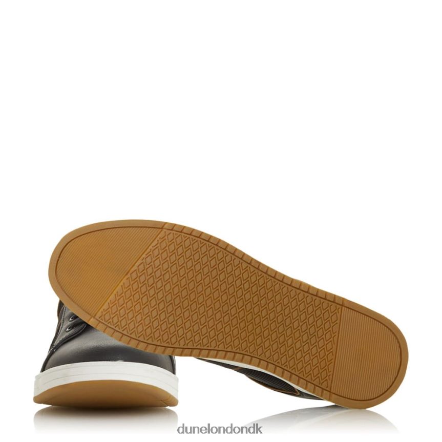 sandt sneesko med bred pasform i sidestriber Dune London Mænd sort NXB060826