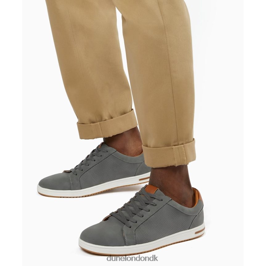 tezzy perforerede snøresko Dune London Mænd grå NXB060743