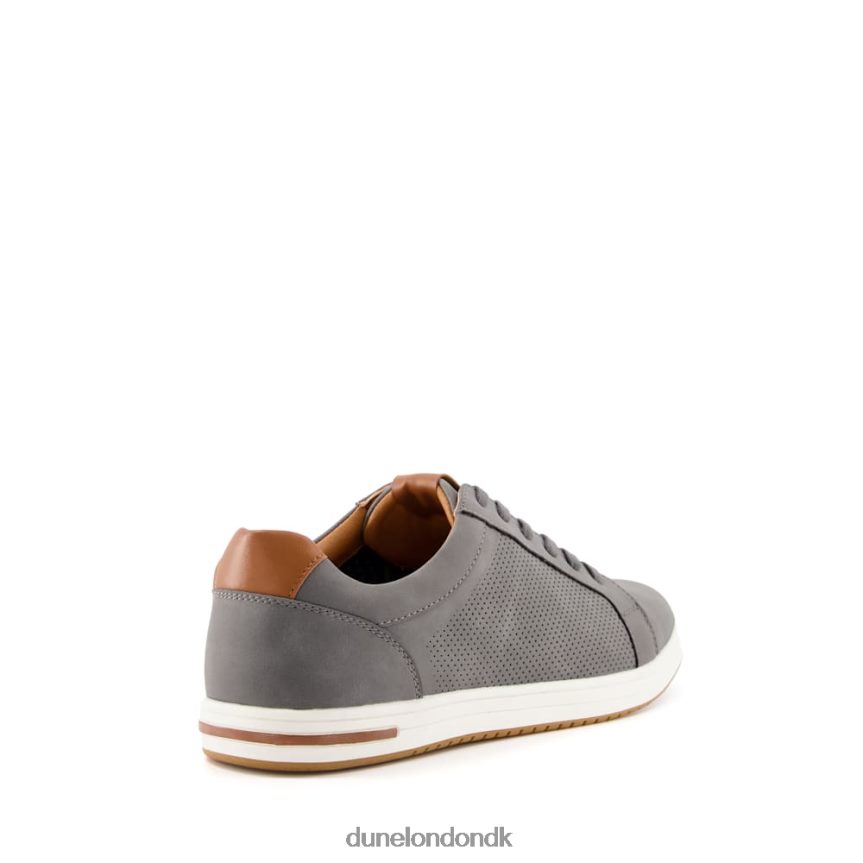 tezzy perforerede snøresko Dune London Mænd grå NXB060743