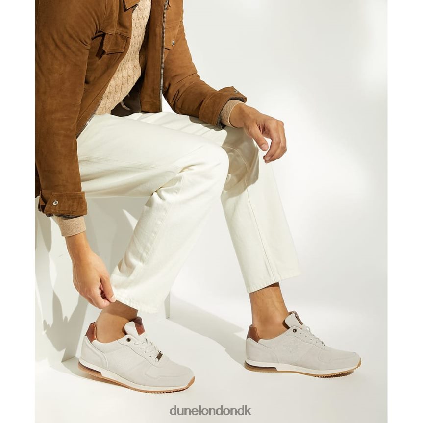 trilogi løbetræner med snørebånd Dune London Mænd off white NXB060718