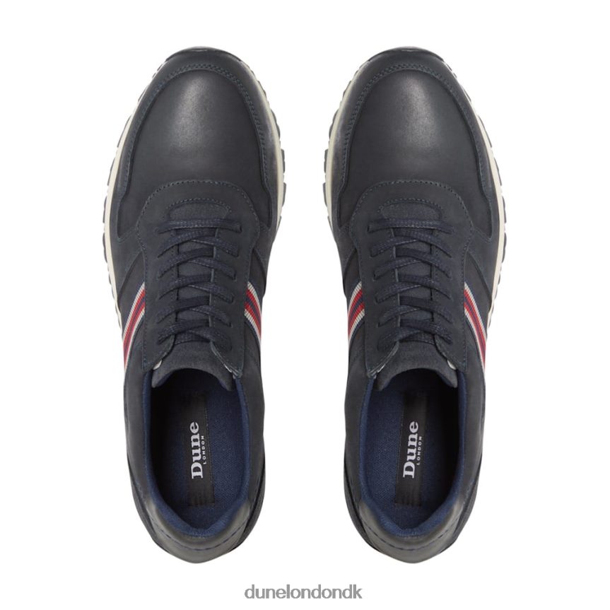 truro løbesko med snørebånd i sidestriber Dune London Mænd flåde NXB060828