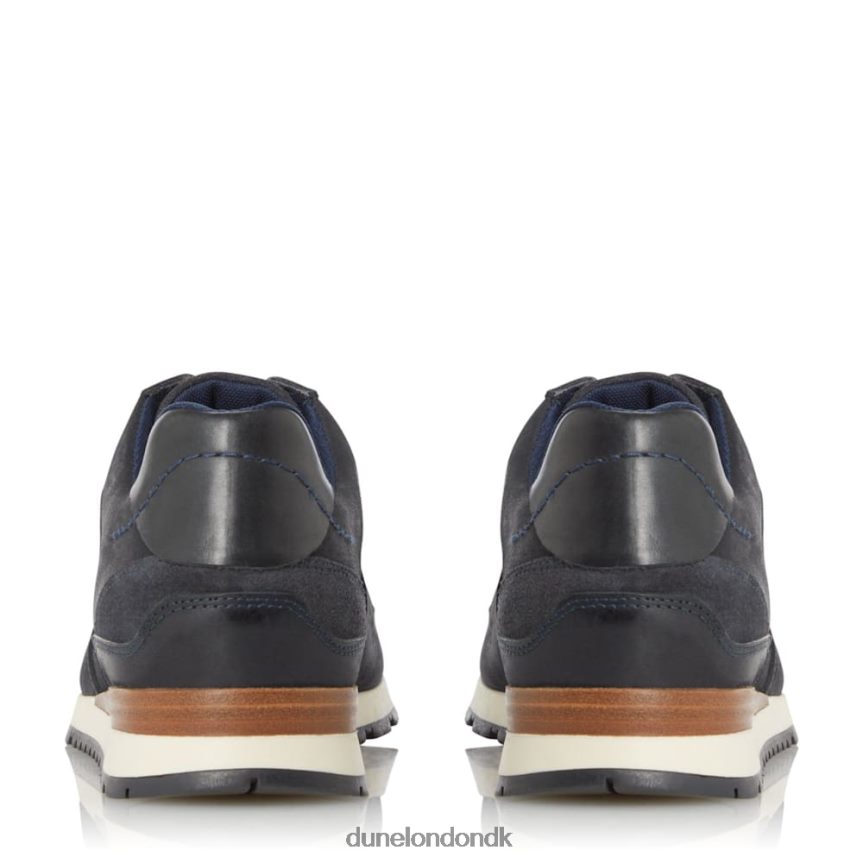 truro løbesko med snørebånd i sidestriber Dune London Mænd flåde NXB060828