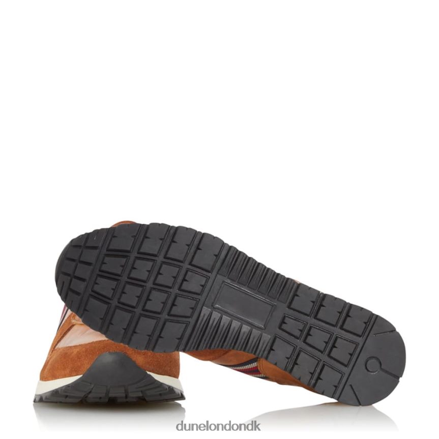 truro løbesko med snørebånd i sidestriber Dune London Mænd tan NXB060845