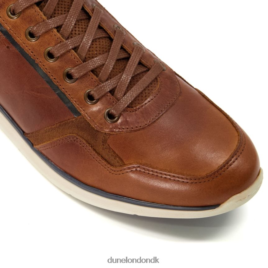 tynecastle stribet fanesko Dune London Mænd tan NXB060889