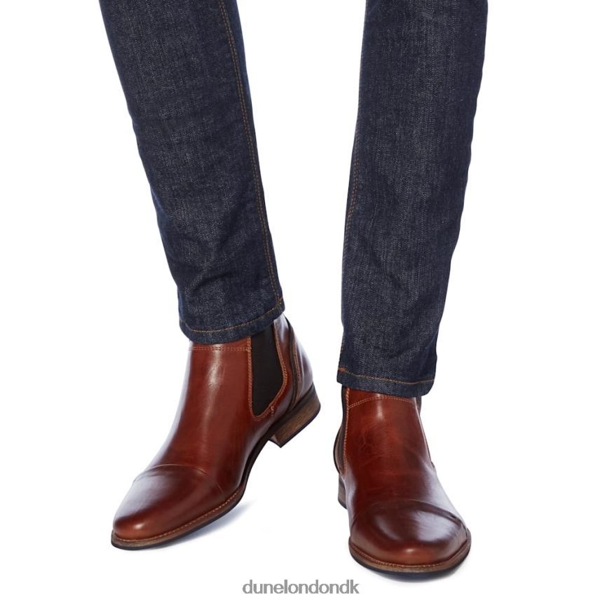 chili chelsea støvler med tåkappedetaljer Dune London Mænd tan NXB060850