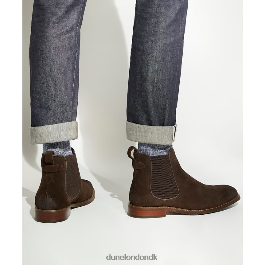 klikker elastiske chelsea støvler Dune London Mænd mørkebrun NXB060785