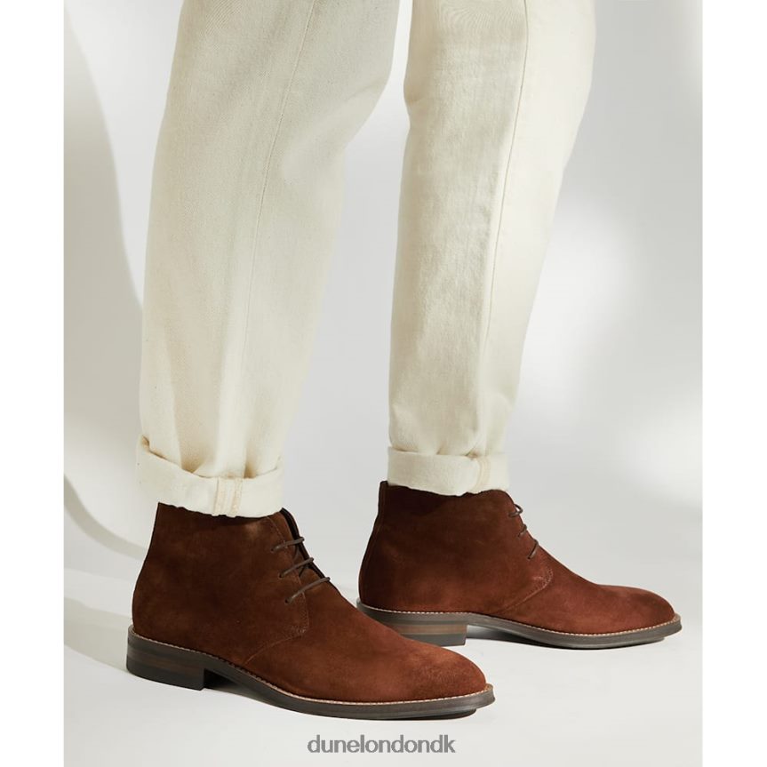 maloney chukka-støvler med snøre i ruskind Dune London Mænd Brun NXB060806