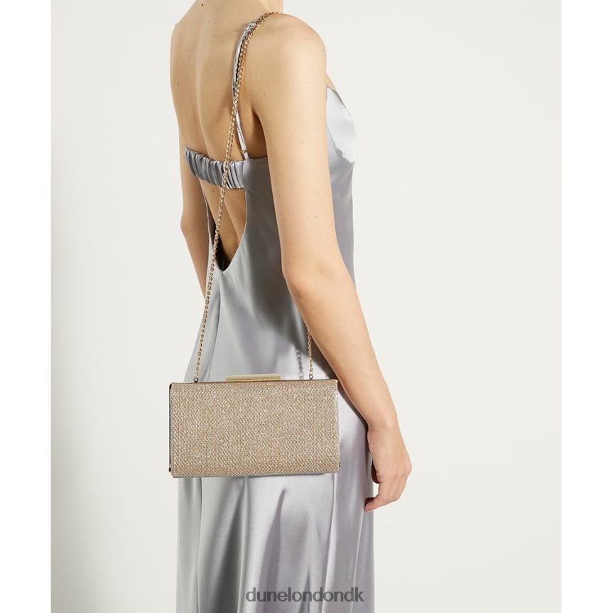binita glitter clutch taske Dune London Kvinder guld NXB060352