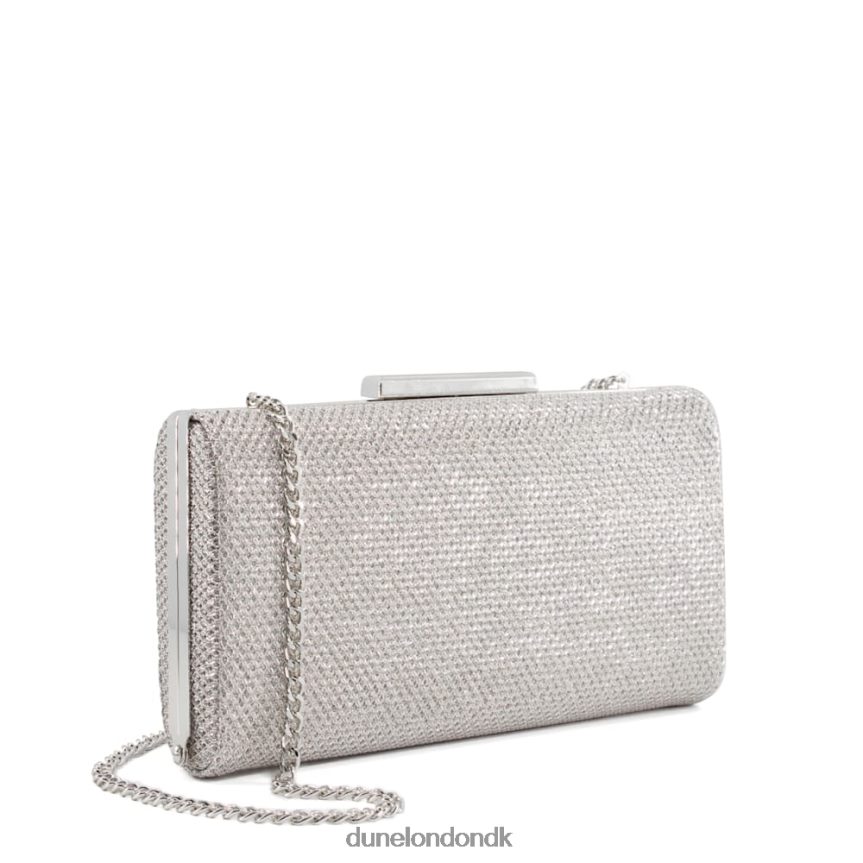binita glitter clutch taske Dune London Kvinder sølv NXB060354