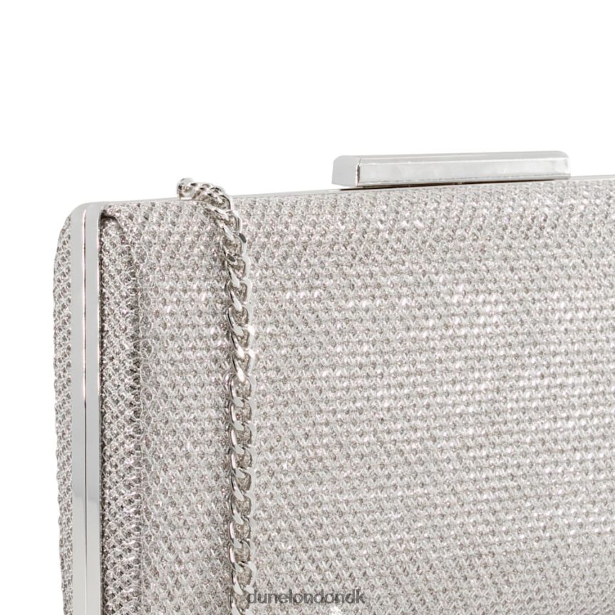 binita glitter clutch taske Dune London Kvinder sølv NXB060354