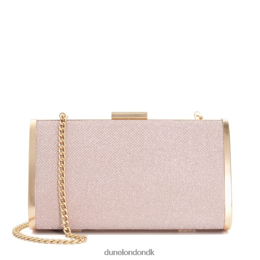 blaike metal box-clutch taske Dune London Kvinder rosa guld NXB060280