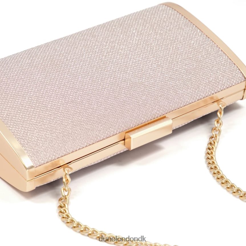 blaike metal box-clutch taske Dune London Kvinder rosa guld NXB060280