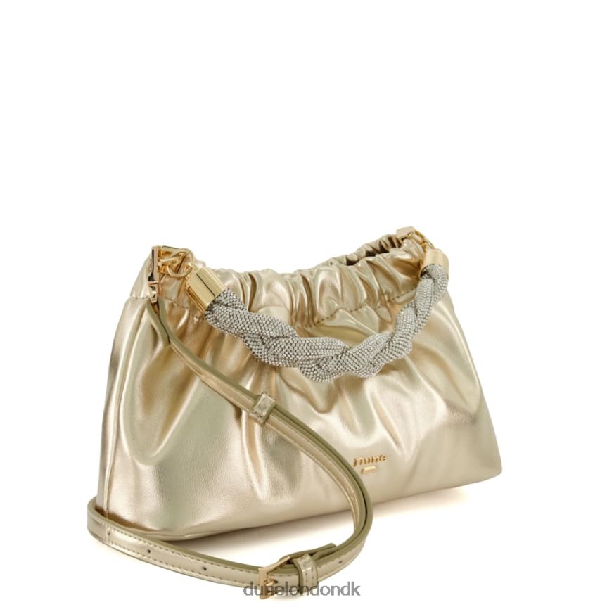 bonanza clutchtaske med diamantdetaljer Dune London Kvinder rosa guld NXB06090