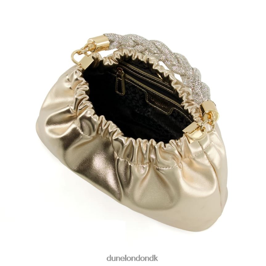 bonanza clutchtaske med diamantdetaljer Dune London Kvinder rosa guld NXB06090