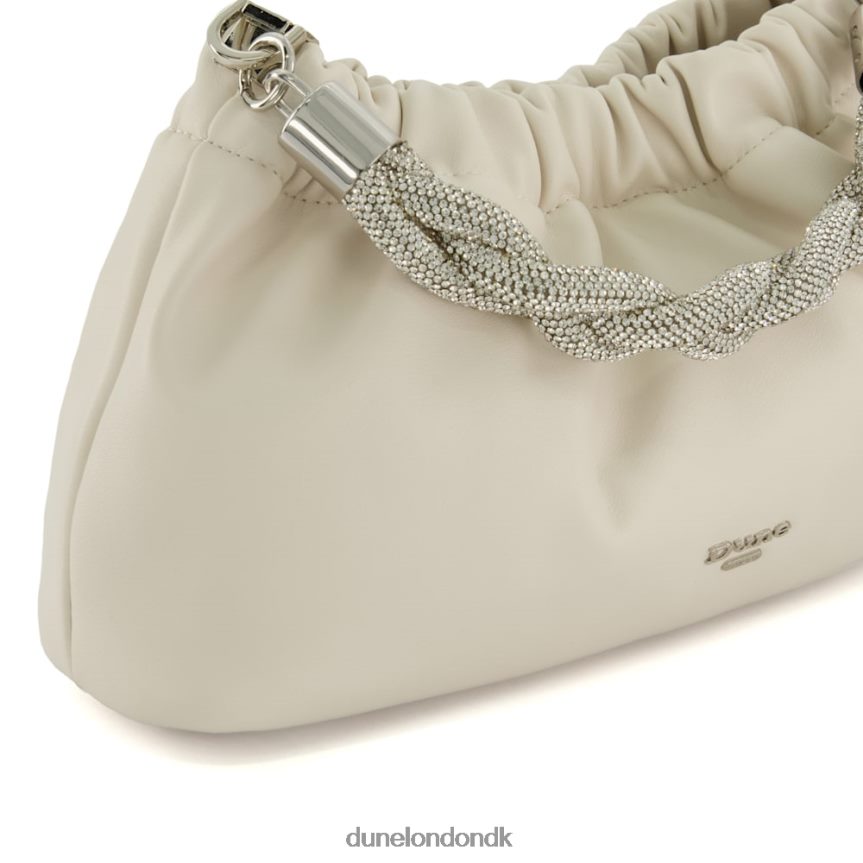 bonanza diamant-detalje-clutch-taske Dune London Kvinder ecru NXB06088