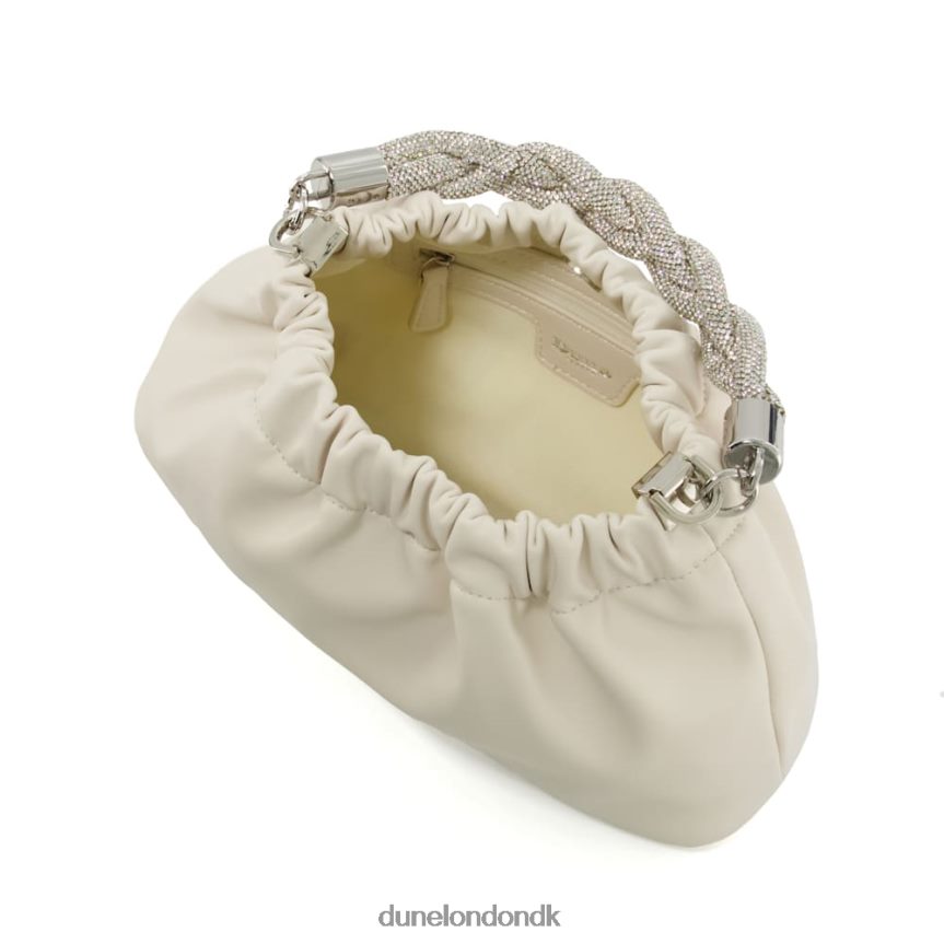 bonanza diamant-detalje-clutch-taske Dune London Kvinder ecru NXB06088