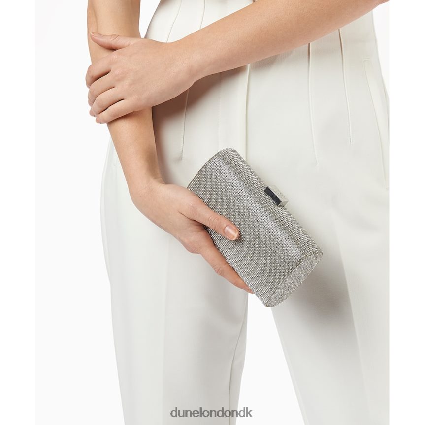 bryannies clutch taske i diamant Dune London Kvinder sølv NXB060353