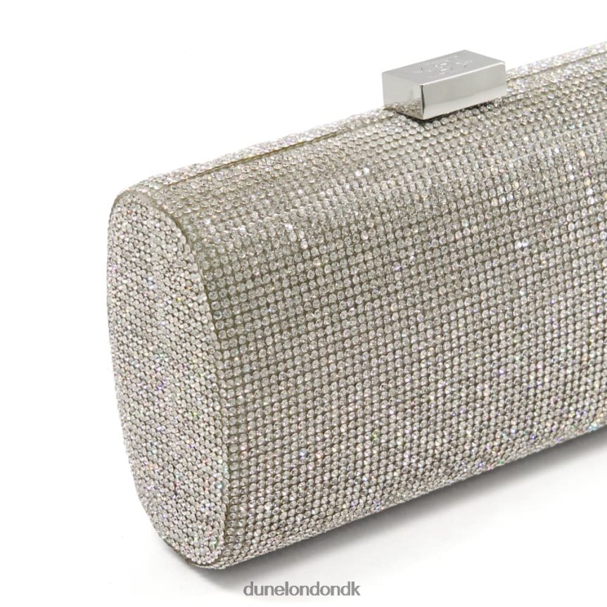 bryannies clutch taske i diamant Dune London Kvinder sølv NXB060353