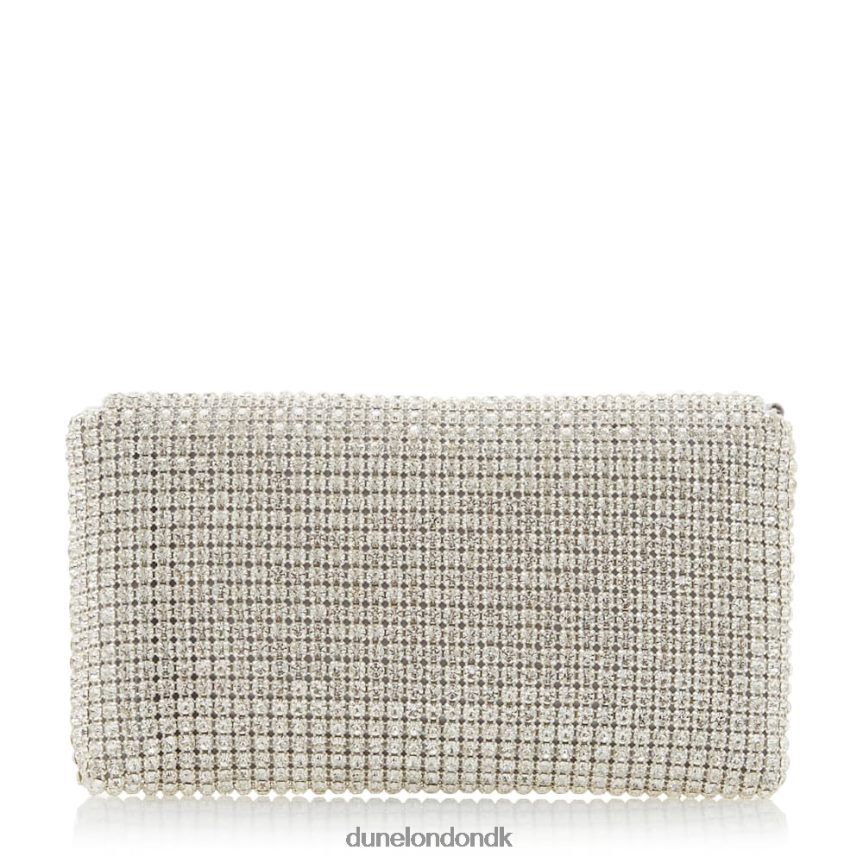 evanderr clutch taske med diamanter Dune London Kvinder sølv NXB060423