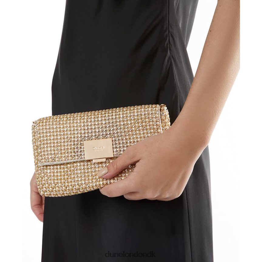 evanders udsmykket clutch taske Dune London Kvinder elfenben NXB060243