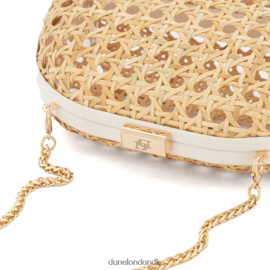 opstemt lille clutch taske i rattan Dune London Kvinder naturlig NXB06034