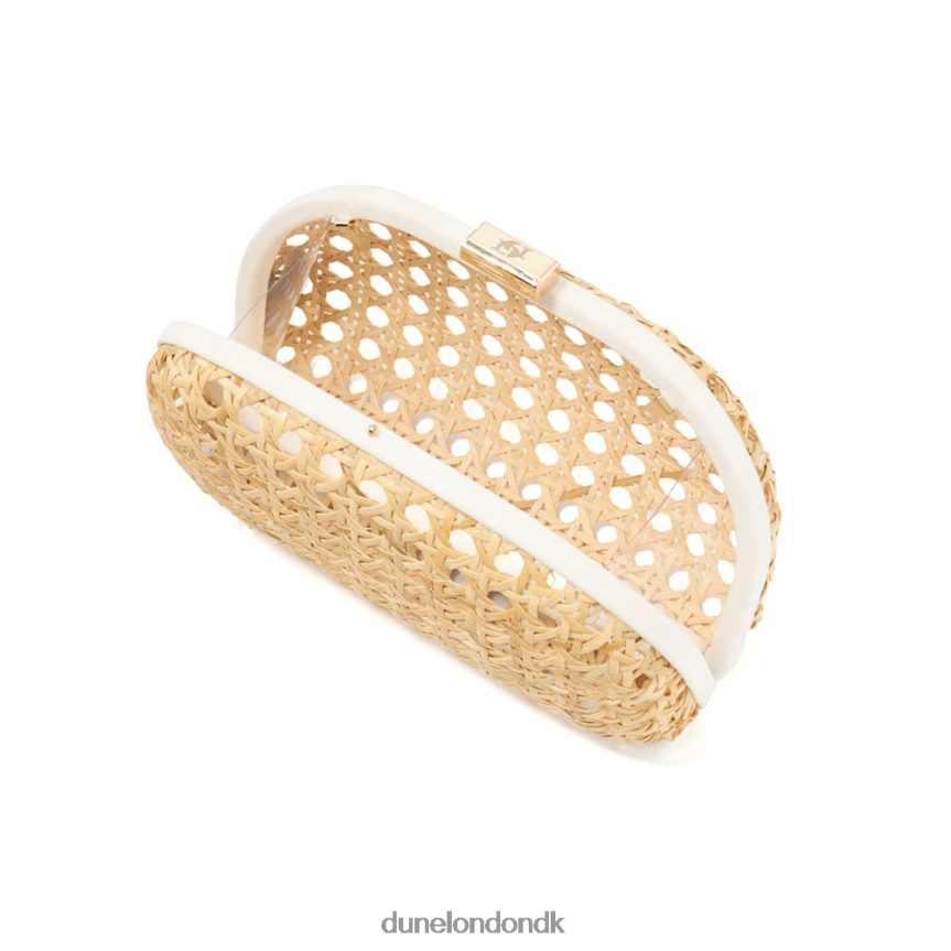 opstemt lille clutch taske i rattan Dune London Kvinder naturlig NXB06034