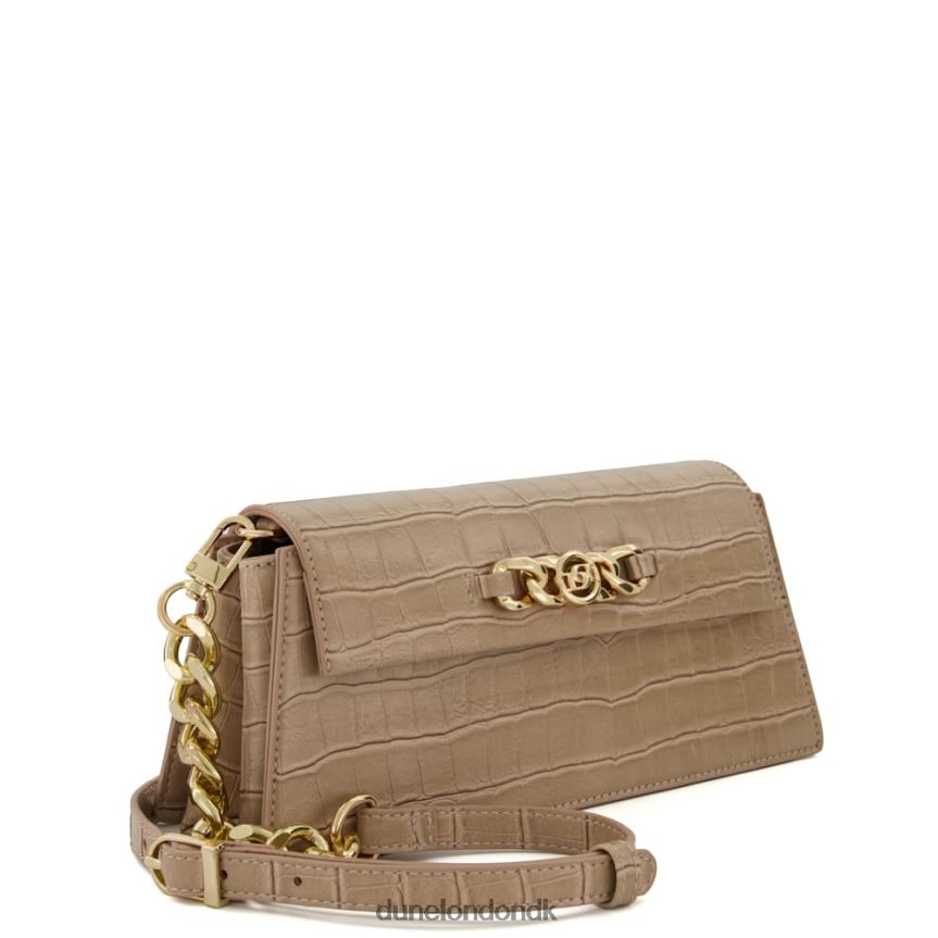 bemmett lille metal-trim crossbody taske Dune London Kvinder taupe NXB060107