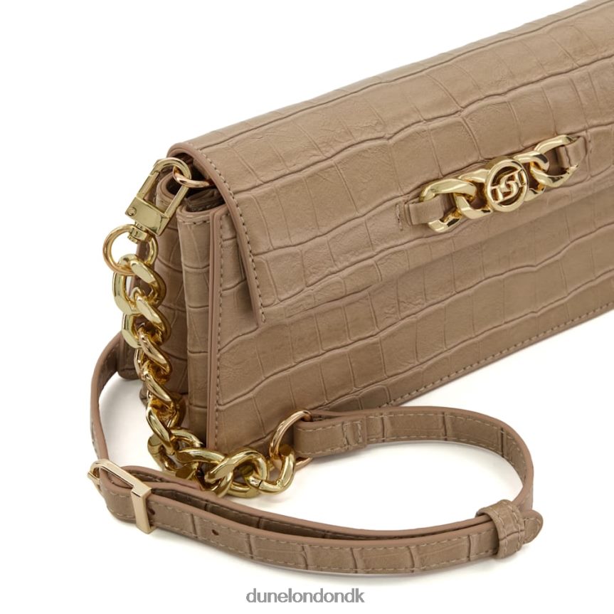 bemmett lille metal-trim crossbody taske Dune London Kvinder taupe NXB060107