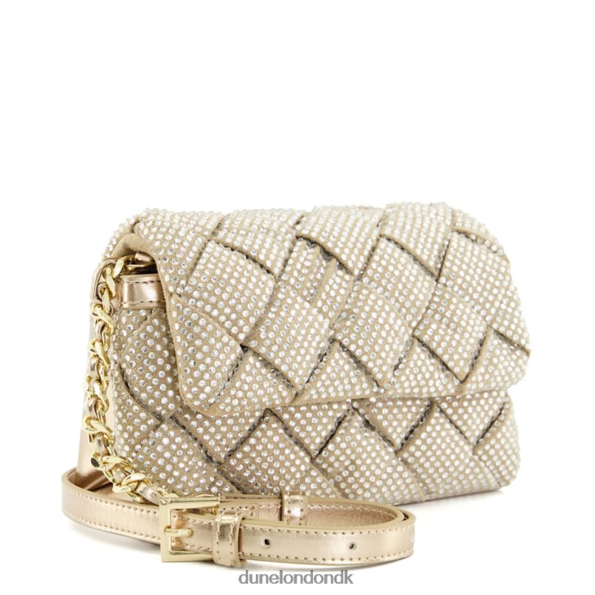 dinidempsy lille diamantvævet crossbody-taske Dune London Kvinder rosa guld NXB060181