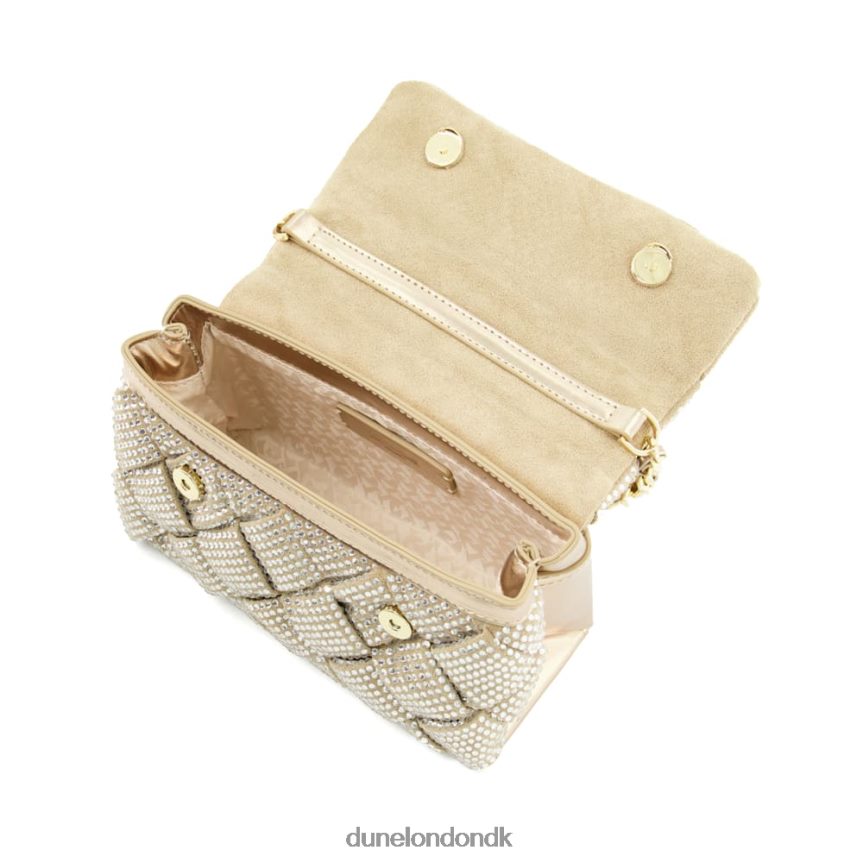 dinidempsy lille diamantvævet crossbody-taske Dune London Kvinder rosa guld NXB060181