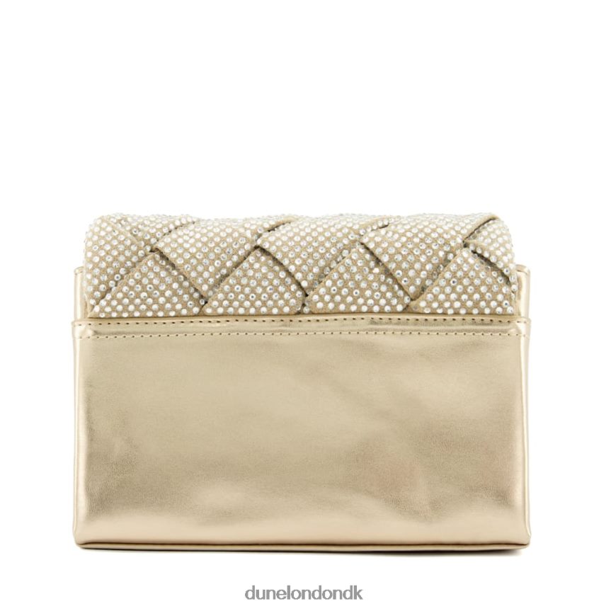 dinidempsy lille diamantvævet crossbody-taske Dune London Kvinder rosa guld NXB060181